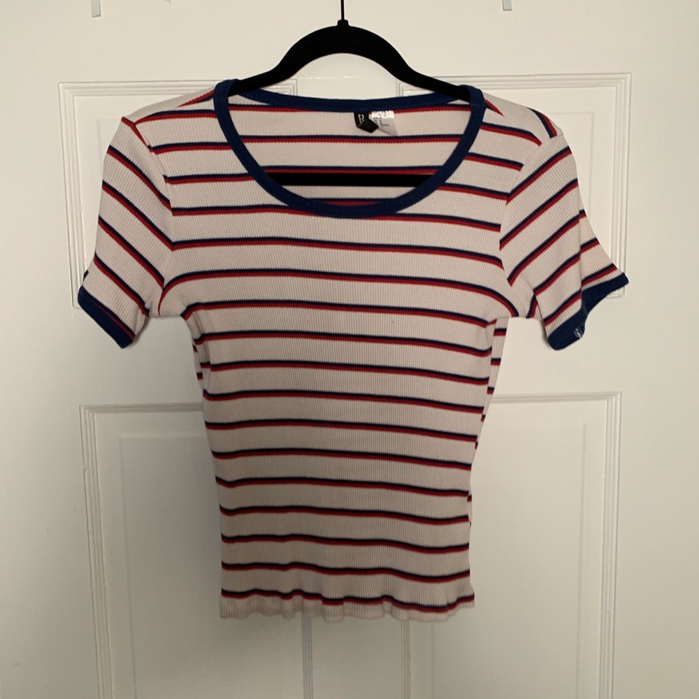 Striped cotton T-shirt